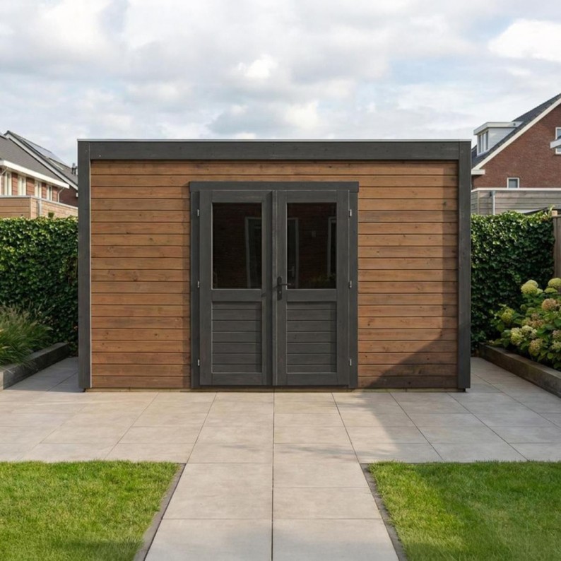 Modern Tuinhuis Nova | 400x300 cm | geïmpregneerd