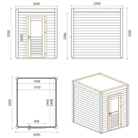 Luma 200x250 Robust 2.09x2.59 m