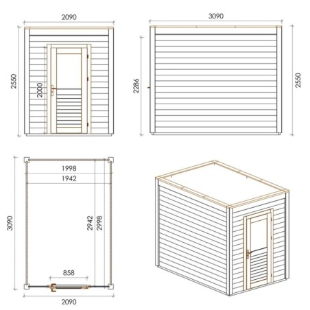 Luma 200x300 Robust 2.09x3.09 m