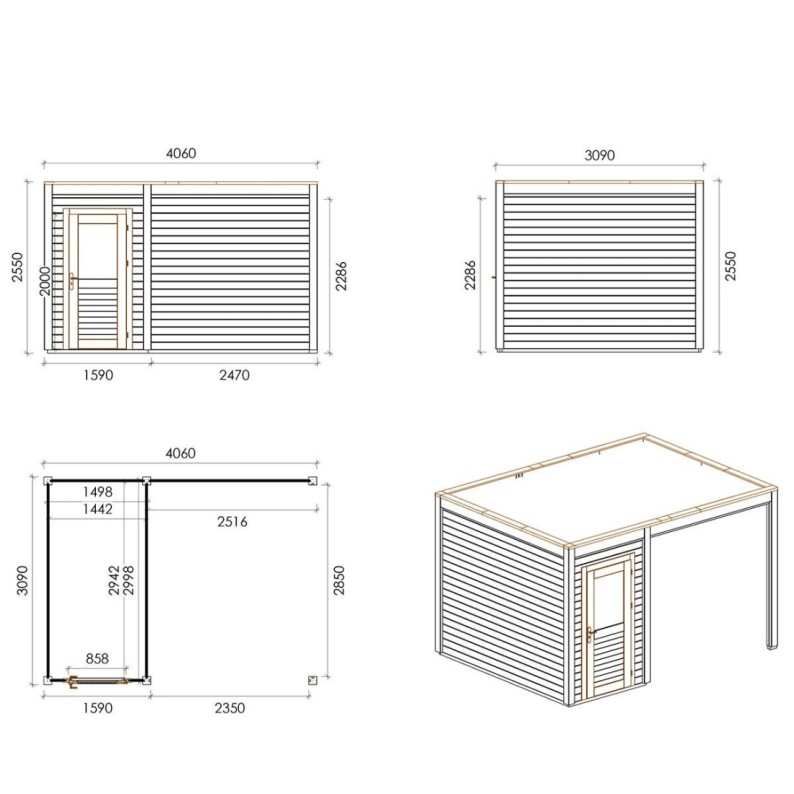 Veya 400 M Classic 4.06x3.09 m