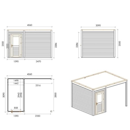 Veya 400 M Classic 4.06x3.09 m