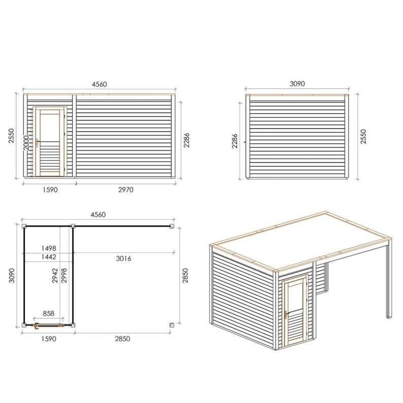 Veya 450 M Classic 4.56x3.09 m