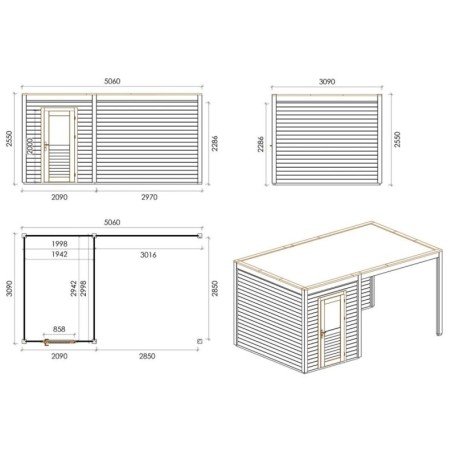 Luma 500 M Classic 5.06x3.09 m