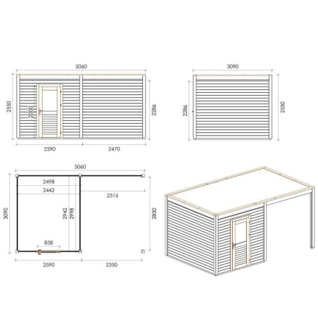 Nexa 500 M Classic 5.06x3.09 m