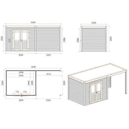 Sora 550 S Classic 5.56x2.59 m
