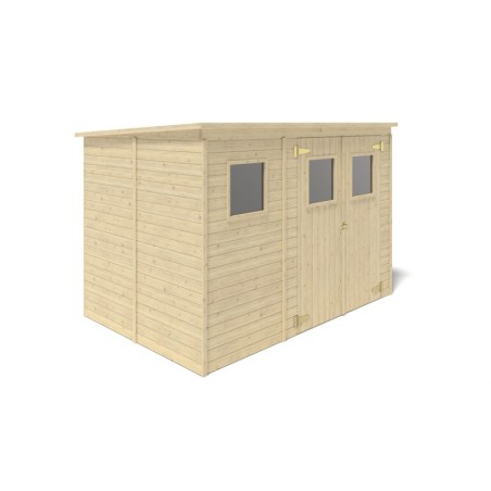 Houten tuinhuis 4.86 m² - 2.7x1.8 m - 12.5 mm