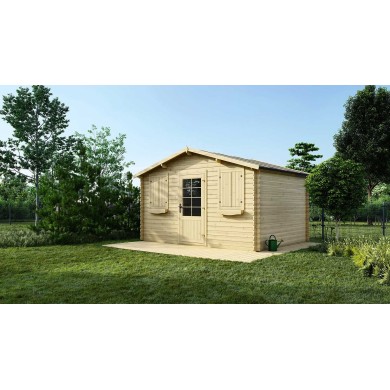 Houten tuinhuis 12 m² - 4x3 m - 28 mm