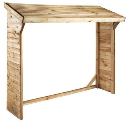 Houtopslag 1.55 m³ - 2x0.5 m - H.1.85 m - Geïmpregneerd