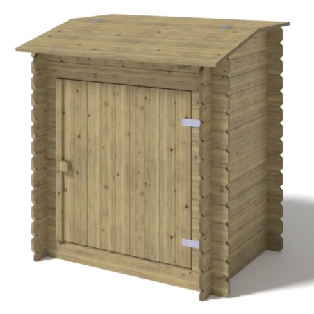 Tuinkast voor zwembadapparatuur 1.2x0.89 m H.1.26 m - Geïmpregneerd