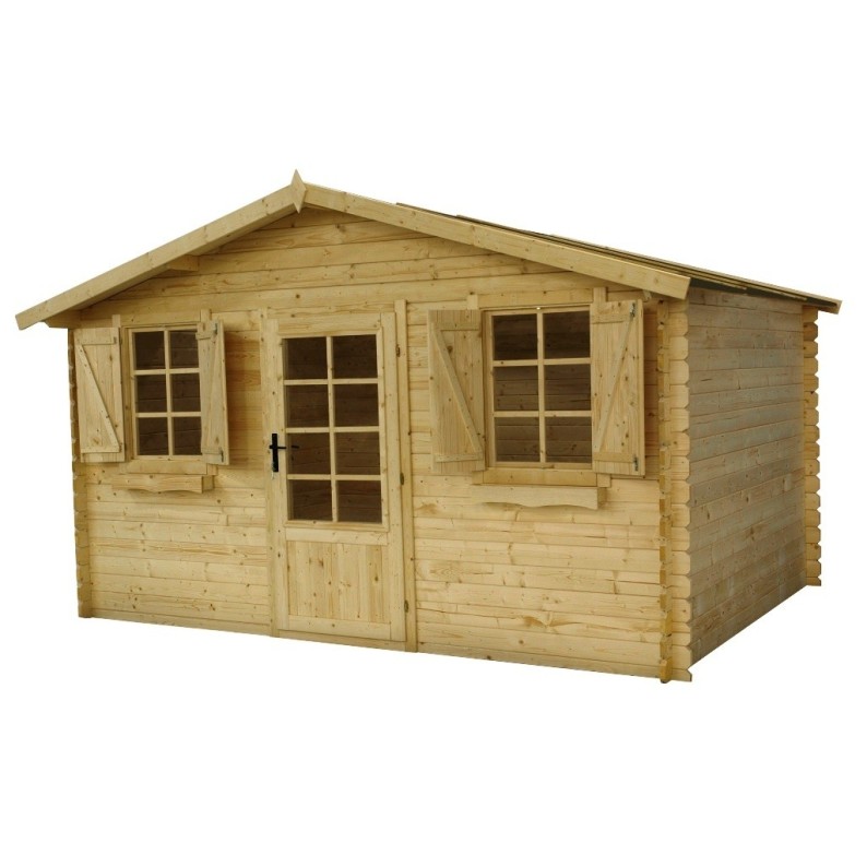 Houten tuinhuis 12 m² - 4x3 m - 28 mm