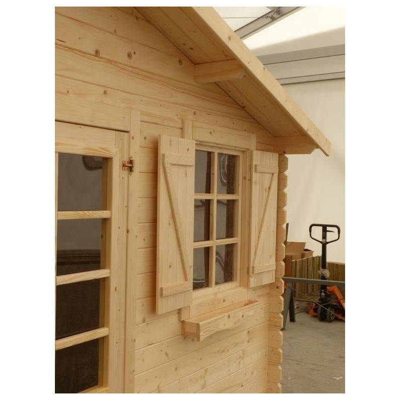Houten tuinhuis 12 m² - 4x3 m - 28 mm