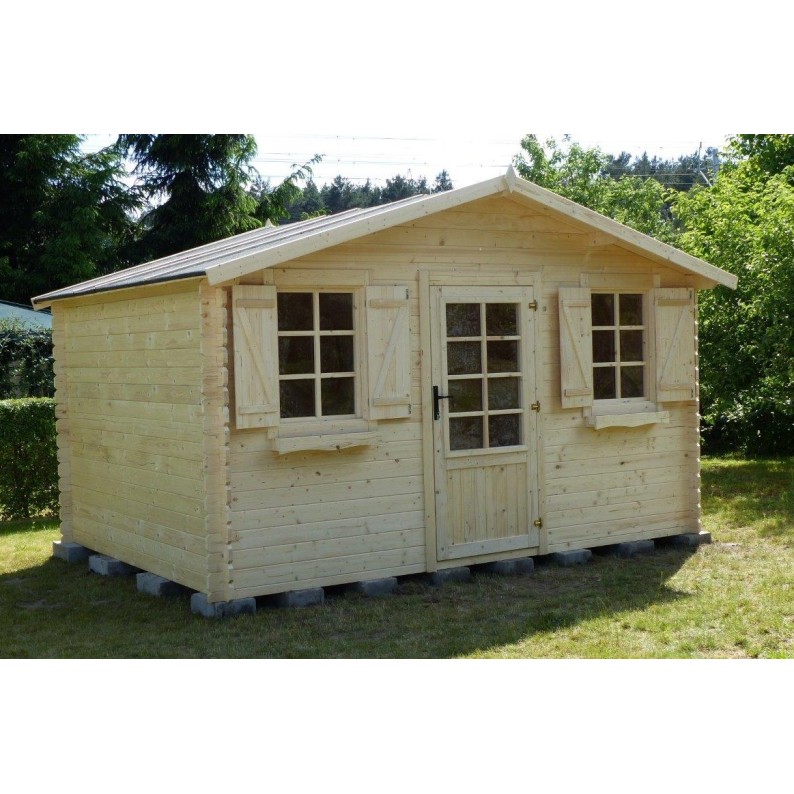 Houten tuinhuis 12 m² - 4x3 m - 28 mm