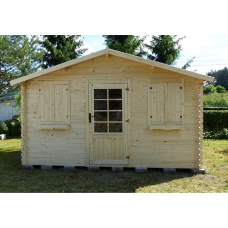 Houten tuinhuis 12 m² - 4x3 m - 28 mm