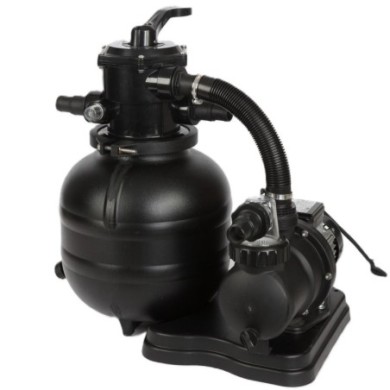 Zandfiltersysteem 310 mm met pomp 250 W, voor zwembaden tot 20 m³