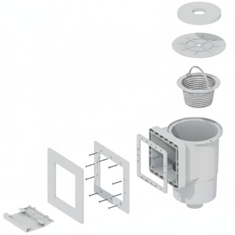 Skimmer en inspuitmond