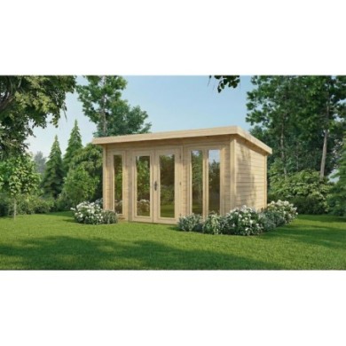 Houten tuinhuis Kira 4,04x3,09 m - 12 m2 - 34 mm