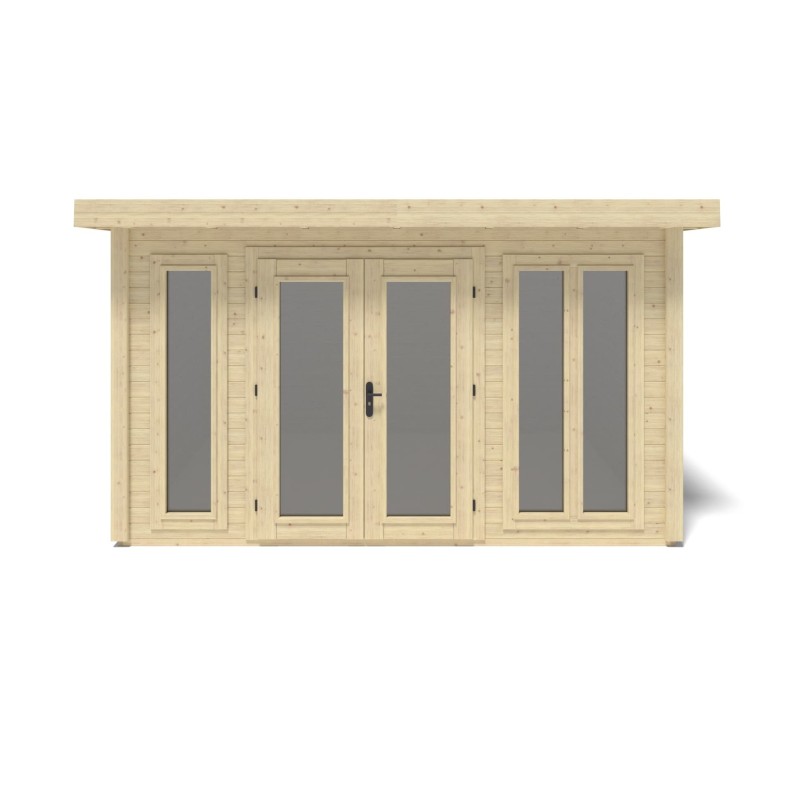 Houten tuinhuis Kira 4,04x3,09 m - 12 m2 - 34 mm