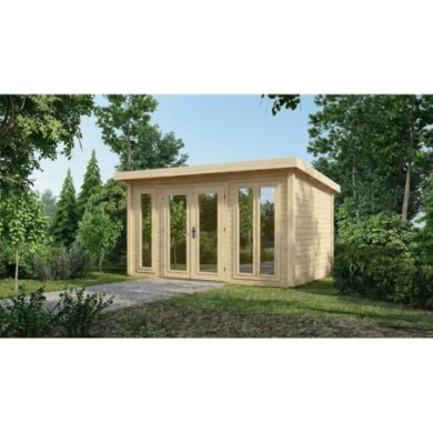 Houten tuinhuis Kira 4,04x4,09 m - 12 m2 - 34 mm