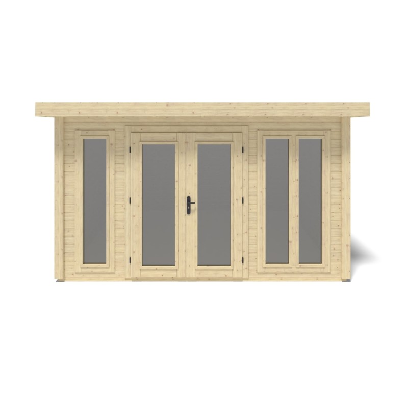 Houten tuinhuis Kira 4,04x4,09 m - 12 m2 - 34 mm