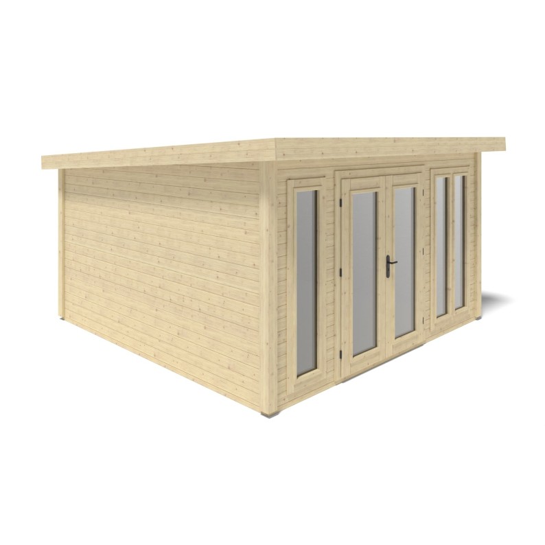 Houten tuinhuis Kira 4,04x4,09 m - 12 m2 - 34 mm