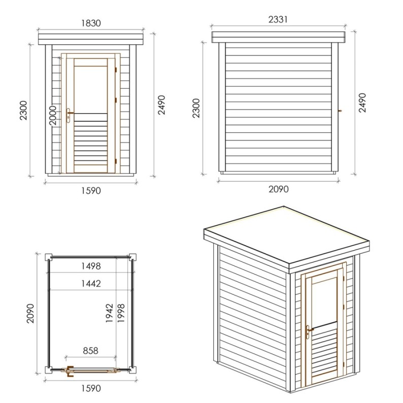 Mira 150x200 Robust 1.59x2.09 m