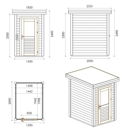 Mira 150x200 Robust 1.59x2.09 m