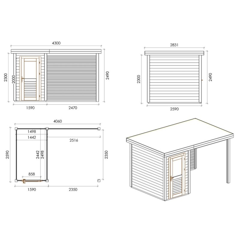 Mira 400 S Robust 4.06x2.59 m