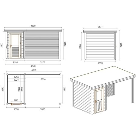 Mira 450 S Robust 4.56x2.59 m