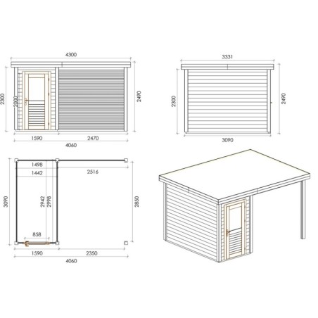 Mira 400 M Robust 4.06x3.09 m