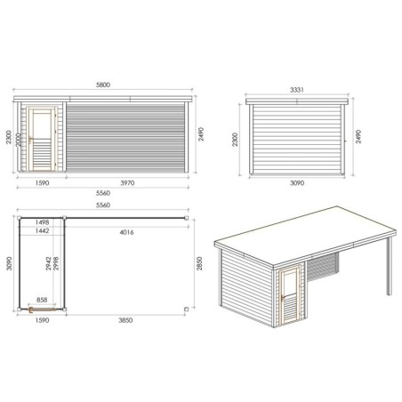 Mira 550 M Robust 5.56x3.09 m