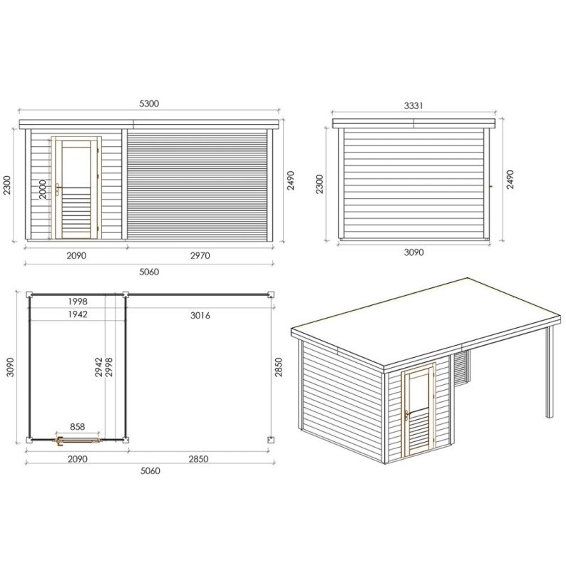 Vala 500 M Robust 5.06x3.09 m