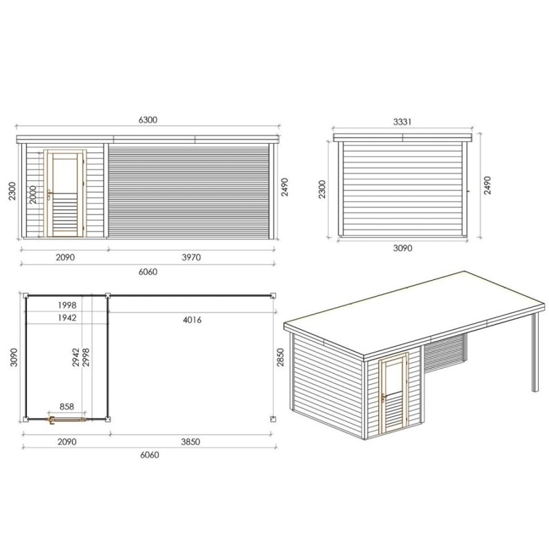 Vala 600 M Robust 6.06x3.09 m