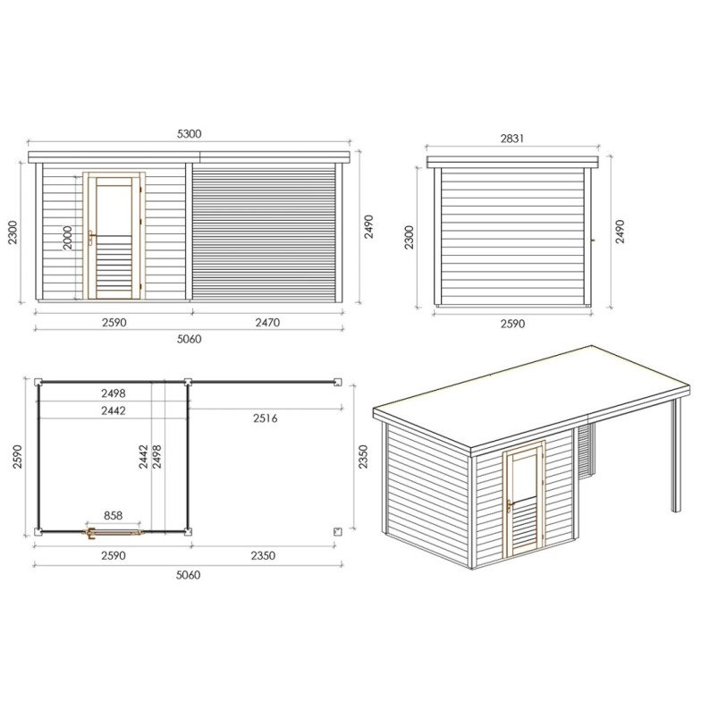 Rava 500 S Robust 5.06x2.59 m