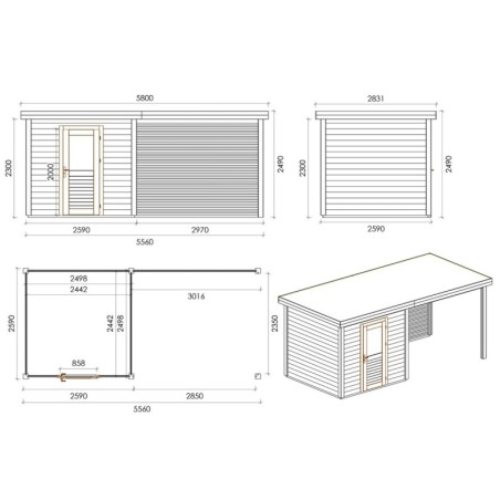 Rava 550 S Robust 5.56x2.59 m