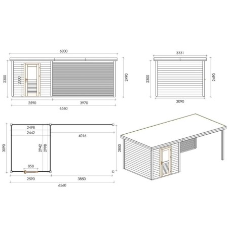Rava 650 M Robust 6.56x3.09 m