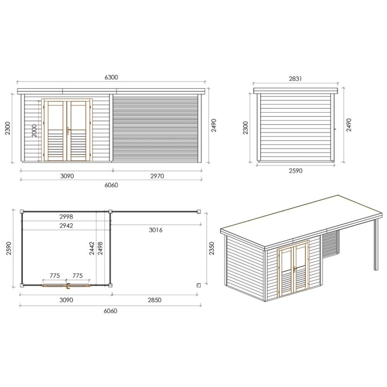 Aura 600 S Robust 6.06x2.59 m
