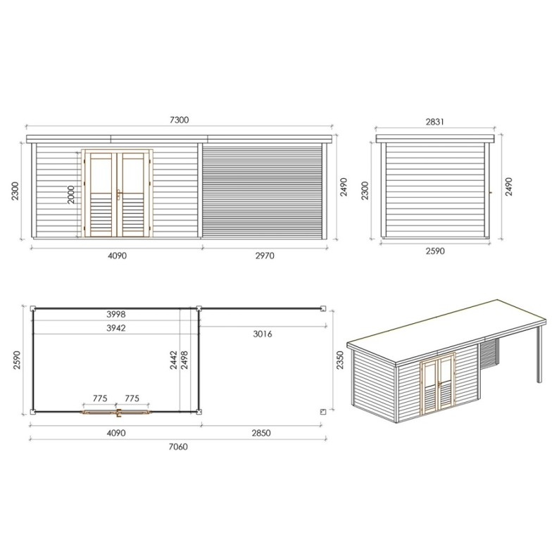 Freya 700 S Robust 6.56x2.59 m