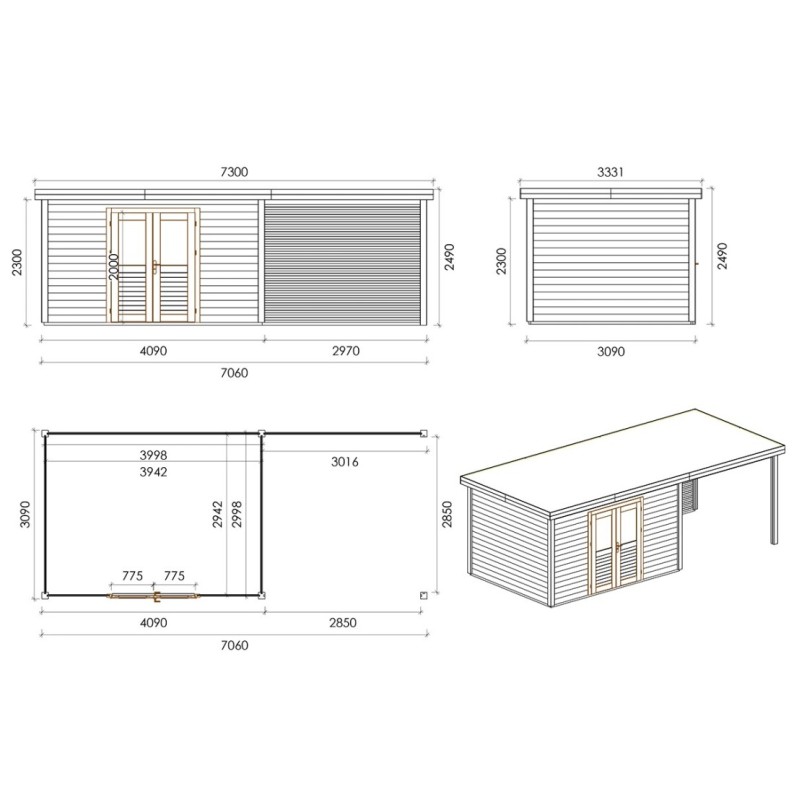 Freya 700 M Robust 6.56x3.09 m