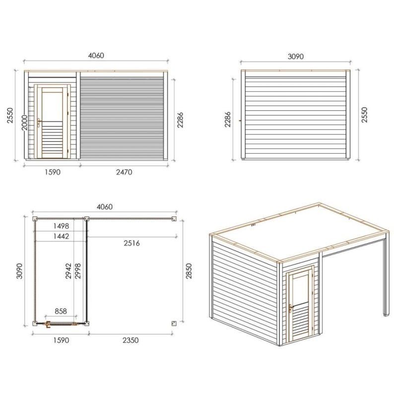 Veya 400 M Robust 4.06x3.09 m