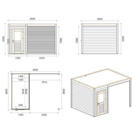 Veya 400 M Robust 4.06x3.09 m