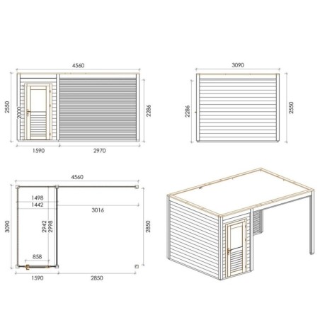 Veya 450 M Robust 4.56x3.09 m