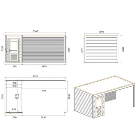 Veya 550 M Robust 5.56x3.09 m