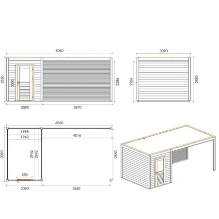 Luma 600 M Robust 6.06x3.09 m
