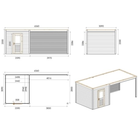 Nexa 650 M Robust 6.56x3.09 m