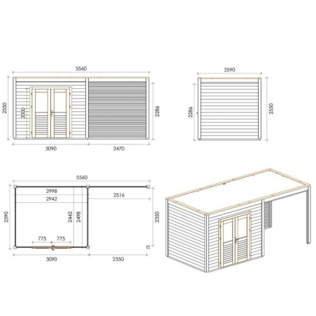 Sora 550 S Robust 5.56x2.59 m