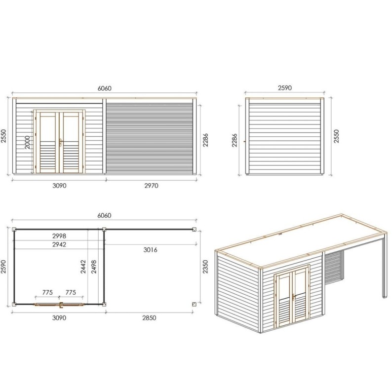 Sora 600 S Robust 6.06x2.59 m