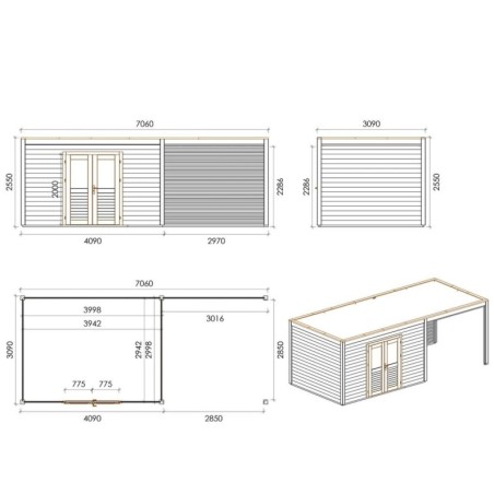Nova 700 M Robust 7.06x3.09 m