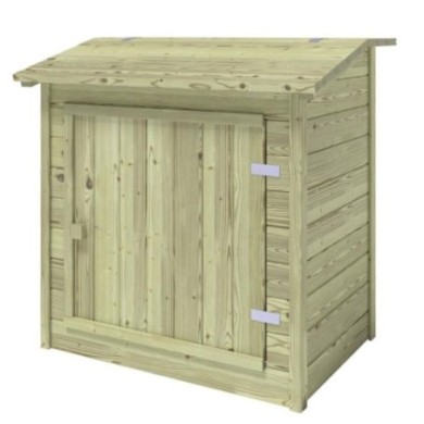 Tuinkast voor zwembadapparatuur 1.2x0.89 m H.1.13 m - Geïmpregneerd