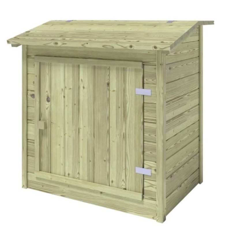Tuinkast voor zwembadapparatuur 1.2x0.89 m H.1.13 m - Geïmpregneerd