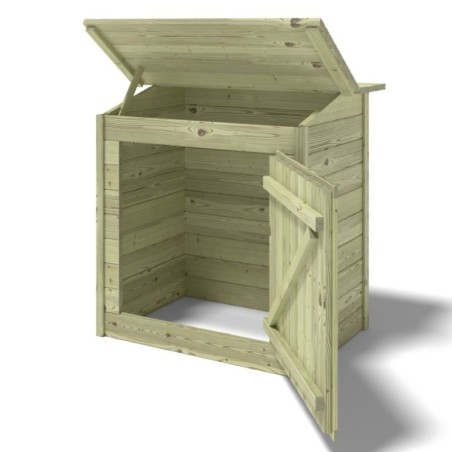 Tuinkast voor zwembadapparatuur 1.2x0.89 m H.1.13 m - Geïmpregneerd